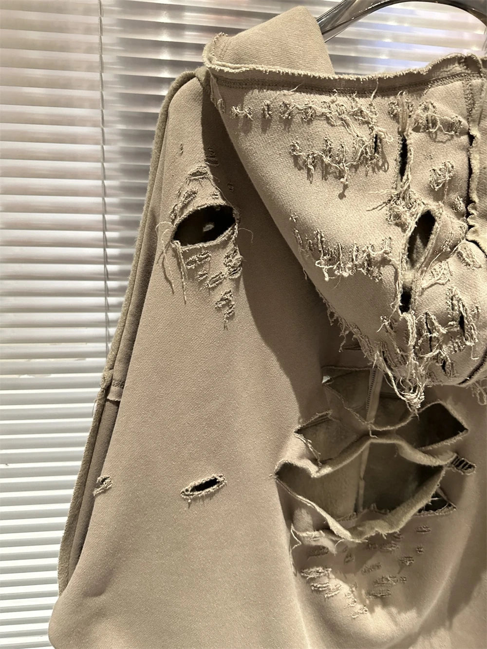 Destroy The Hole Nice Washed Apricot Hoodie Hooded Men Women Oversized Heavy Fabric Unisex Vintage Coats Pullover