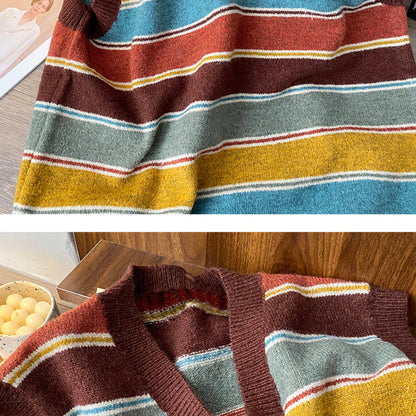 Wonkru Vintage Striped Sweater Vest