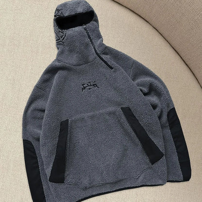 Wonkru Polar Fleece Hoodie – Thick & Warm Street Jacket