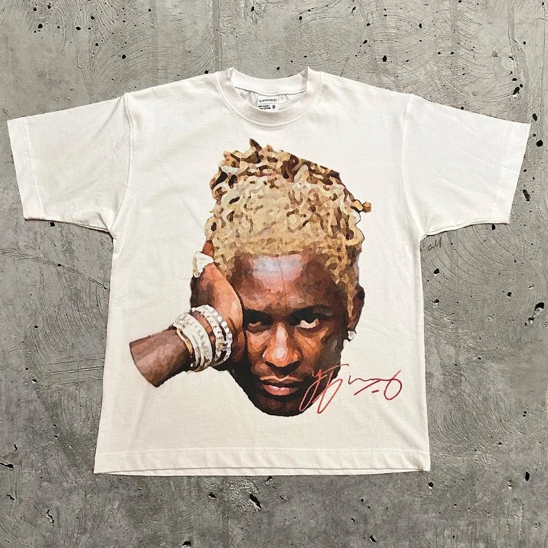 Wonkru Street Portrait Tee – Modern Y2K Aesthetic