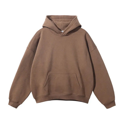 Women's Long Sleeve Hoodie Set Winter Hoodies Brown Clothes Woman Loose Solid Color Winter Cotton Outdoor Women Hoody For Girl