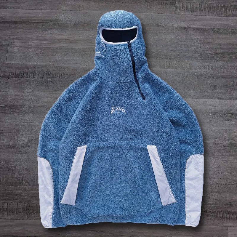 Wonkru Polar Fleece Hoodie – Thick & Warm Street Jacket