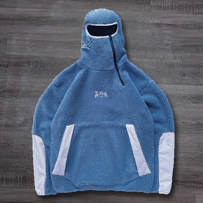 Wonkru Polar Fleece Hoodie – Thick & Warm Street Jacket