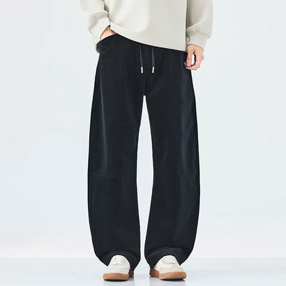 Autumn Corduroy Pants – Casual Loose Fit Streetwear for Men”