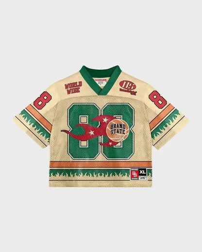 Y2K Harajuku Oversize V-neck shirt Men Fashion Ventilate Jersey Streetwear Retro Popular Hip Hop Casual sports shirt Vest Tops