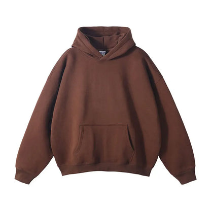 Women's Long Sleeve Hoodie Set Winter Hoodies Brown Clothes Woman Loose Solid Color Winter Cotton Outdoor Women Hoody For Girl