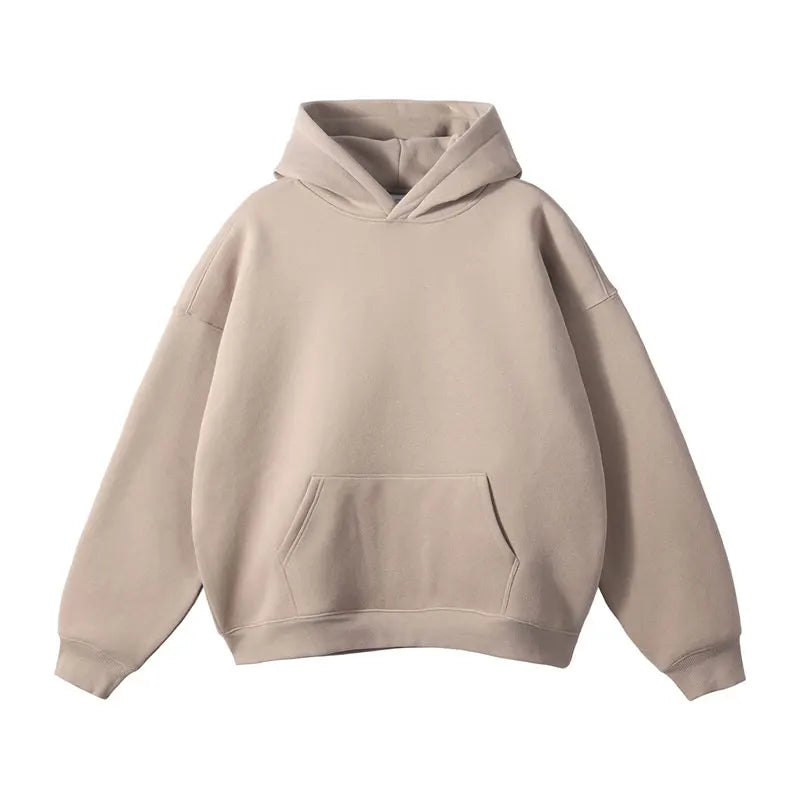 Women's Long Sleeve Hoodie Set Winter Hoodies Brown Clothes Woman Loose Solid Color Winter Cotton Outdoor Women Hoody For Girl