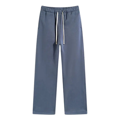 Hoodie For Girl Fleece-Lined Winter Blue Hoodies Set Women Clothes long Sleeve Loose Solid Color Clothes Cotton Women's Clothing