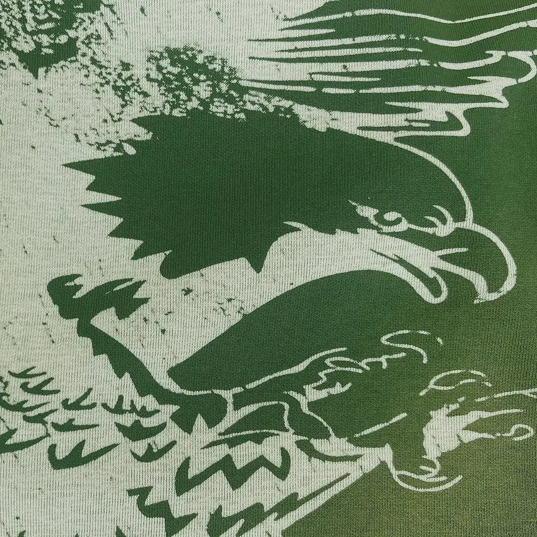 “American Retro Spliced Tee – Casual Summer Y2K Street Fashion”