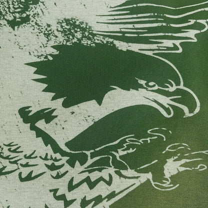 “American Retro Spliced Tee – Casual Summer Y2K Street Fashion”