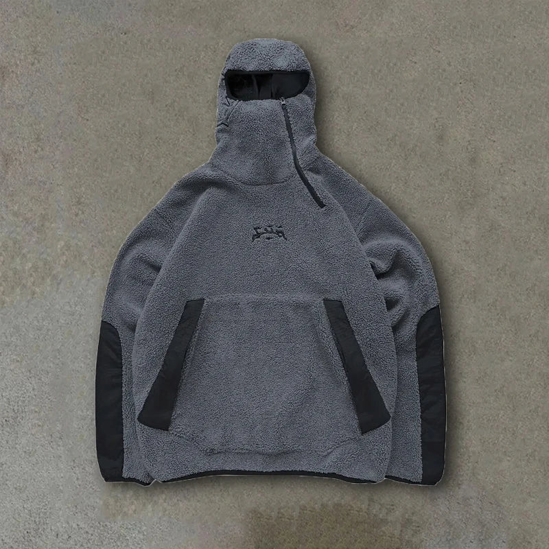 Wonkru Polar Fleece Hoodie – Thick & Warm Street Jacket