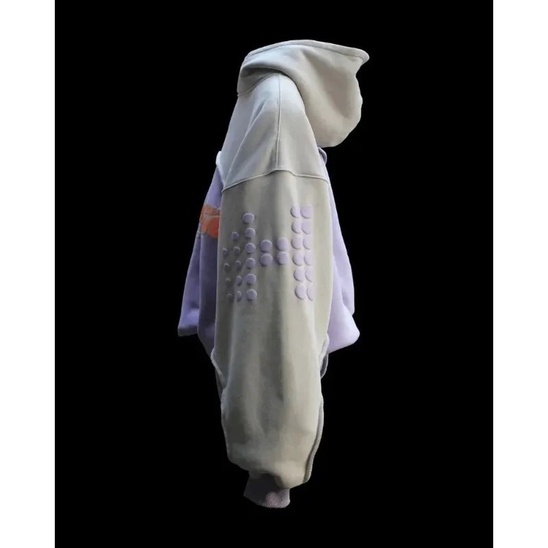 Retro Letter Hoodie – Oversized Harajuku Grunge Streetwear for Women