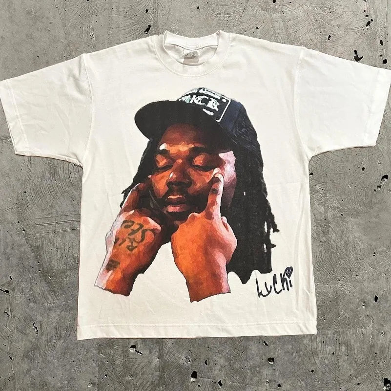 Wonkru Street Portrait Tee – Modern Y2K Aesthetic