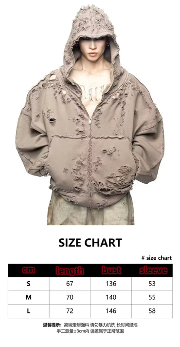 Destroy  Hoodie Hooded Men Women