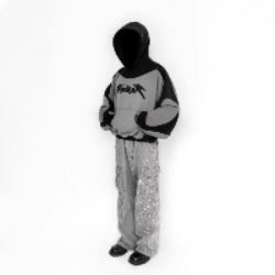 Wonkru Hoodie Gray Oversize