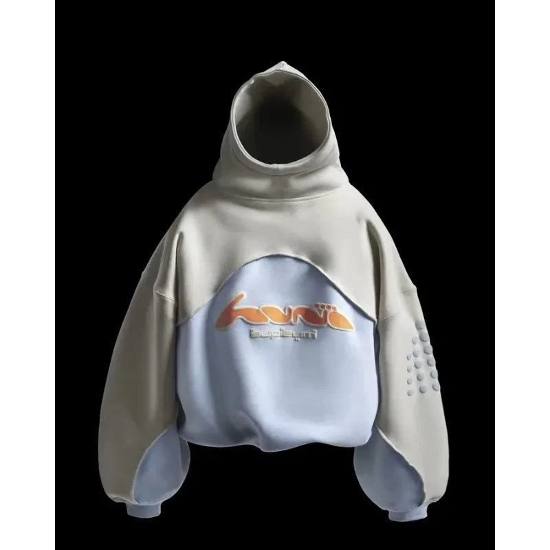 Retro Letter Hoodie – Oversized Harajuku Grunge Streetwear for Women